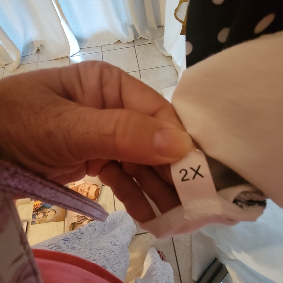 Dress size 18. Multi colored silky. - Picture 2 of 3